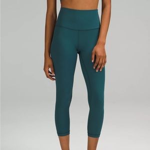 Lululemon Athletica Teal High-Waisted Leggings
